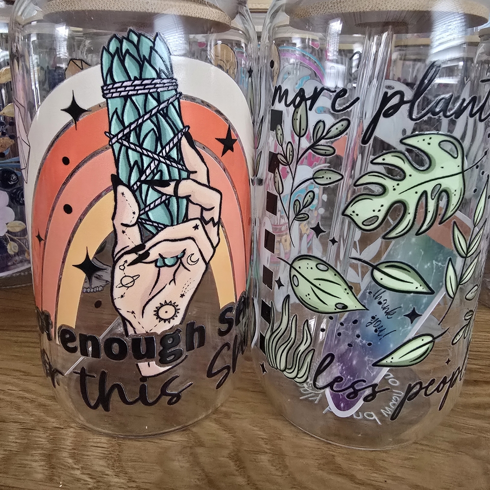 Set Of 2 Glass Tumblers